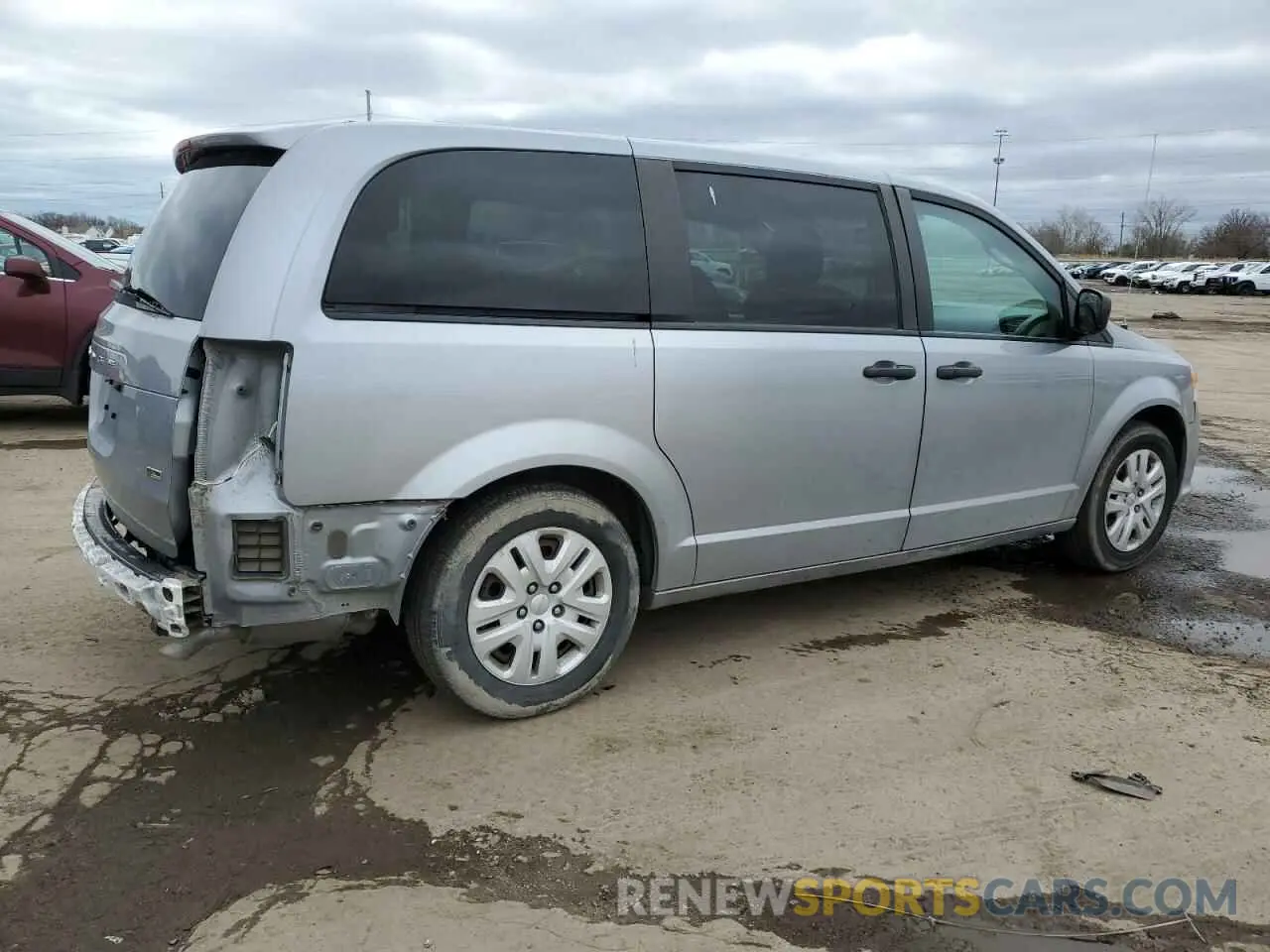 3 Photograph of a damaged car 2C4RDGBG6KR583830 DODGE CARAVAN 2019