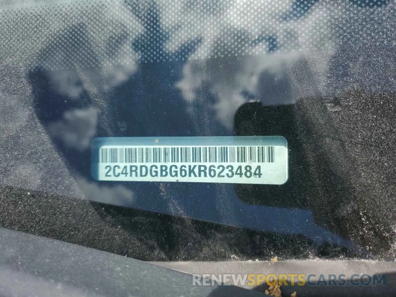 13 Photograph of a damaged car 2C4RDGBG6KR623484 DODGE CARAVAN 2019