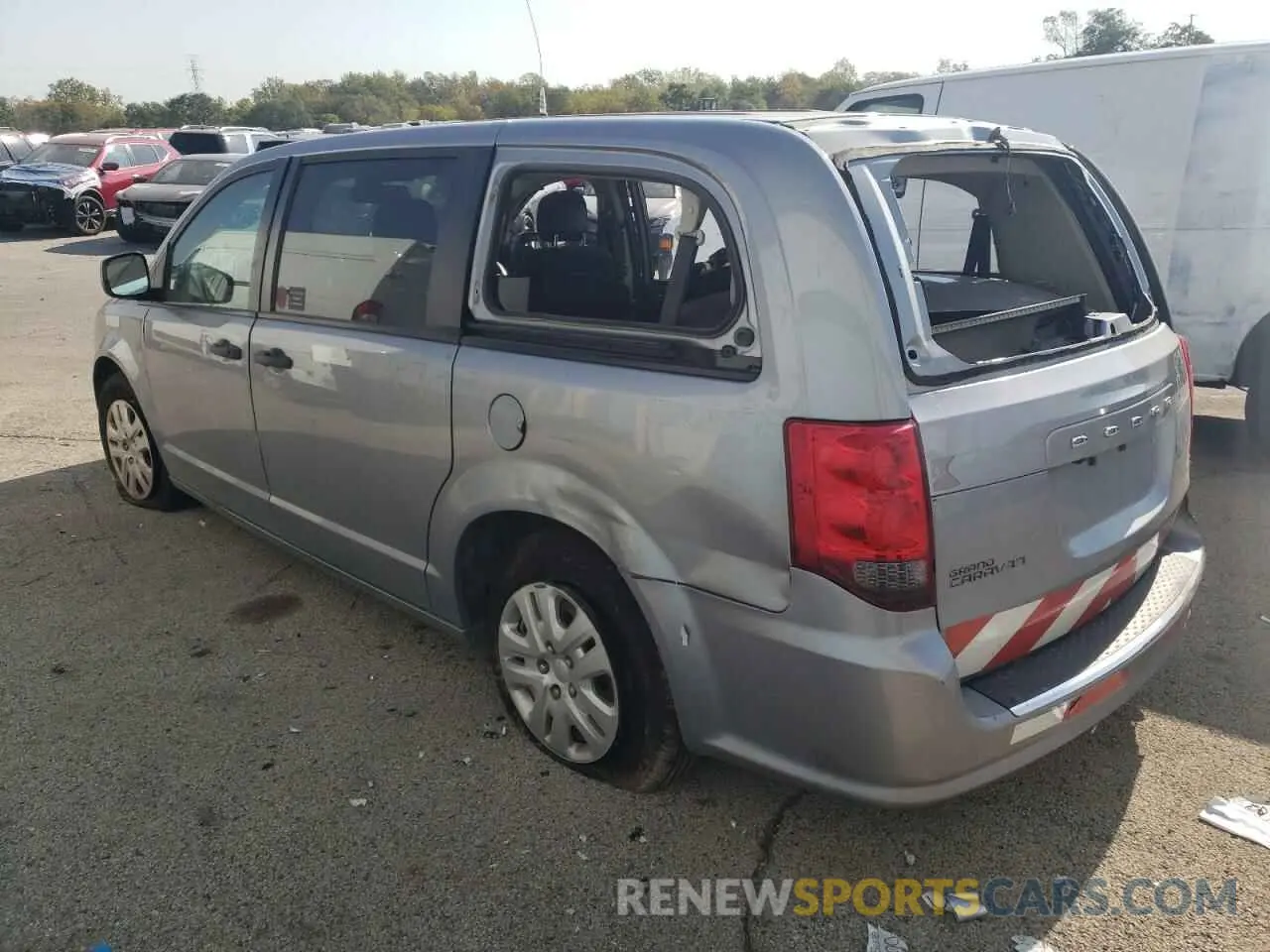 2 Photograph of a damaged car 2C4RDGBG9KR677815 DODGE CARAVAN 2019