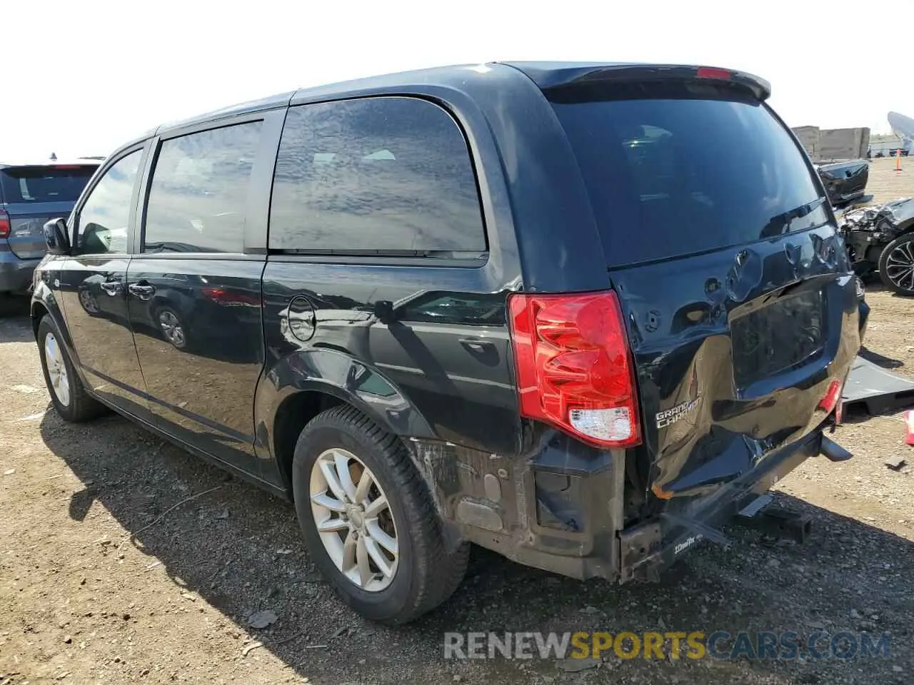 2 Photograph of a damaged car 2C4RDGBG9KR805440 DODGE CARAVAN 2019