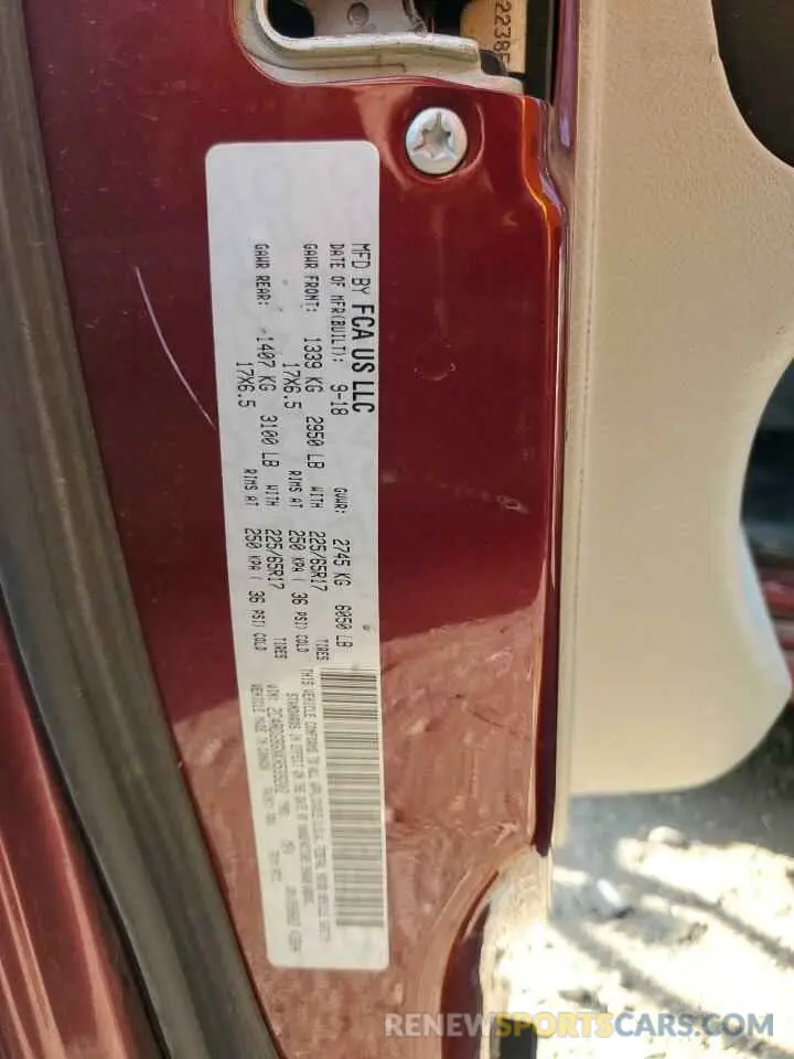 13 Photograph of a damaged car 2C4RDGBGXKR539202 DODGE CARAVAN 2019