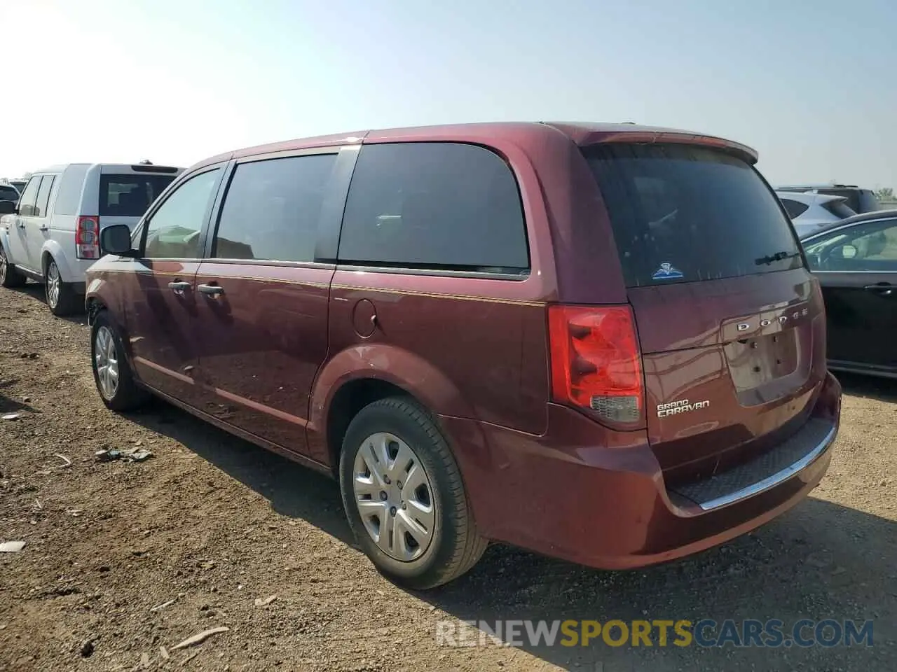 2 Photograph of a damaged car 2C4RDGBGXKR539202 DODGE CARAVAN 2019