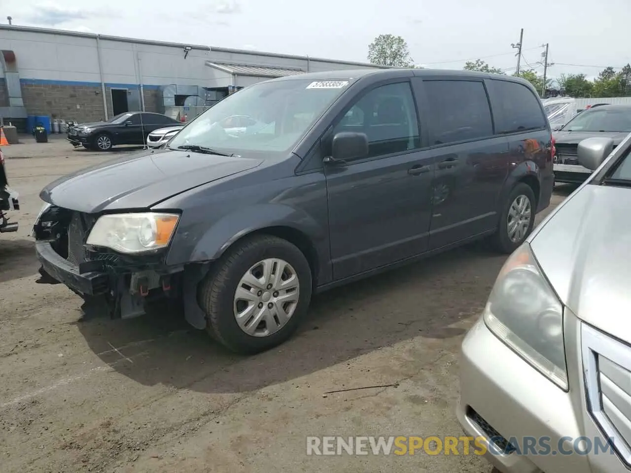 1 Photograph of a damaged car 2C4RDGBGXKR654673 DODGE CARAVAN 2019