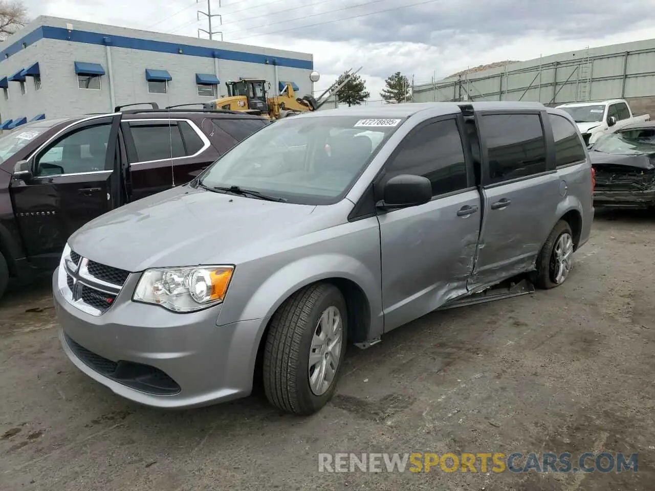 1 Photograph of a damaged car 2C4RDGBGXKR664894 DODGE CARAVAN 2019