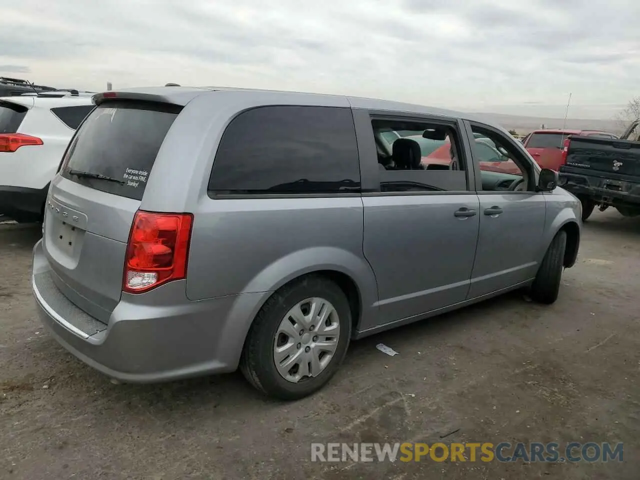 3 Photograph of a damaged car 2C4RDGBGXKR664894 DODGE CARAVAN 2019
