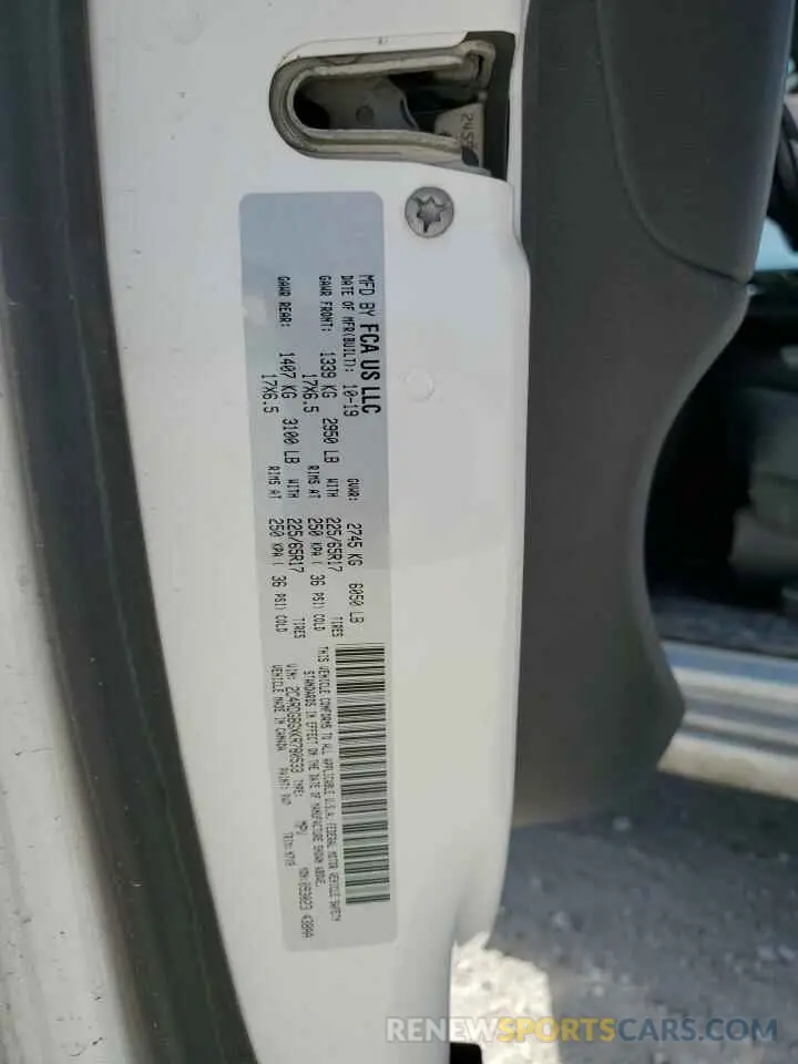 16 Photograph of a damaged car 2C4RDGBGXKR780533 DODGE CARAVAN 2019