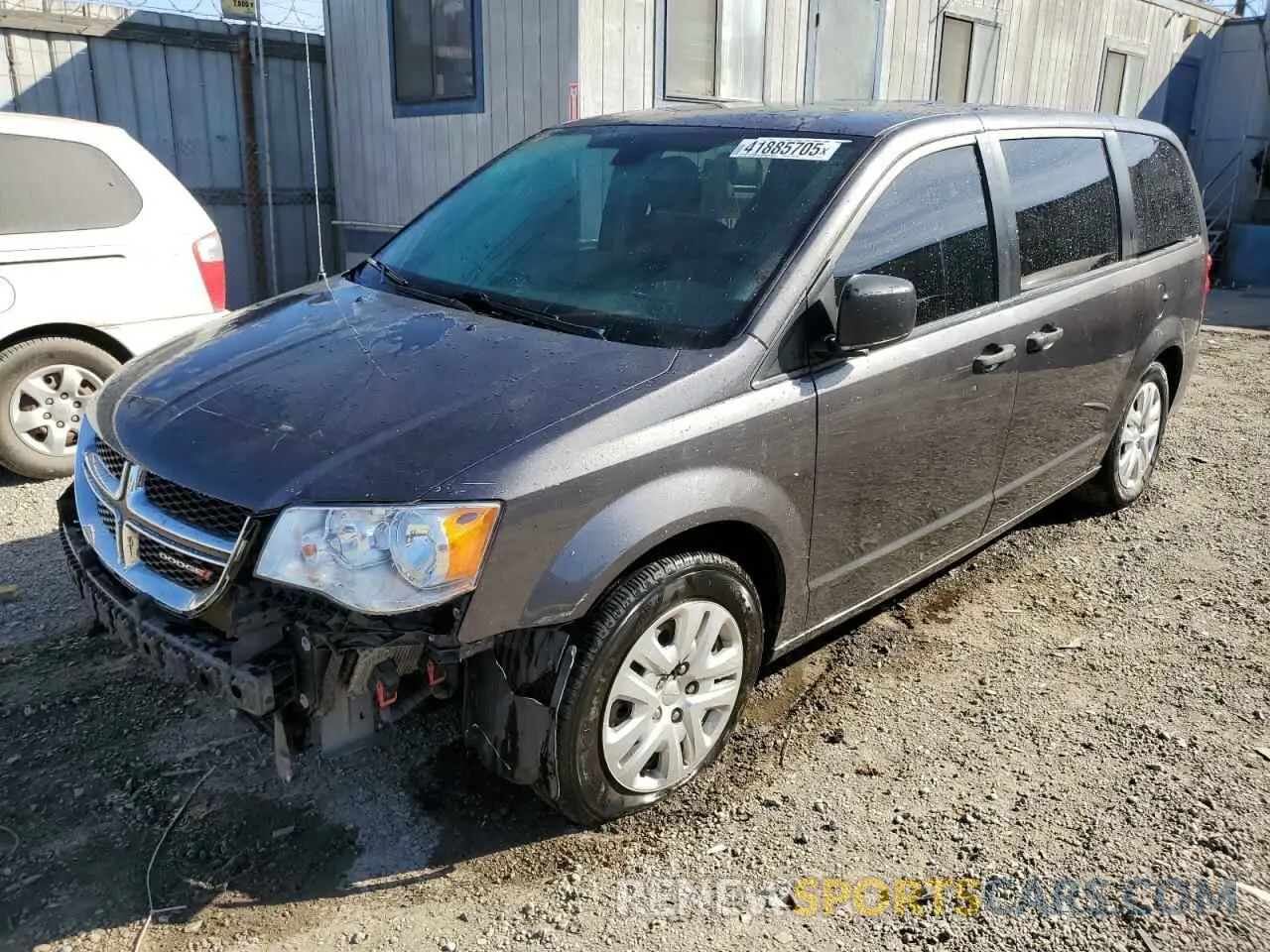 1 Photograph of a damaged car 2C4RDGBGXKR794075 DODGE CARAVAN 2019