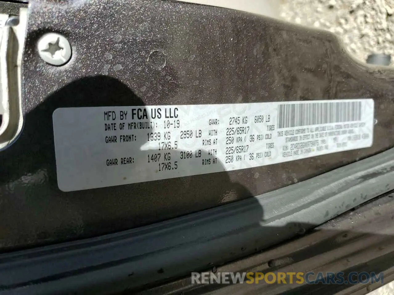 12 Photograph of a damaged car 2C4RDGBGXKR794075 DODGE CARAVAN 2019