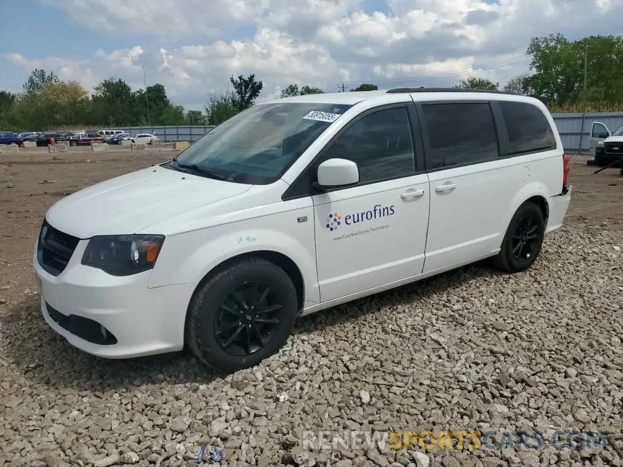 1 Photograph of a damaged car 2C4RDGBGXKR796571 DODGE CARAVAN 2019