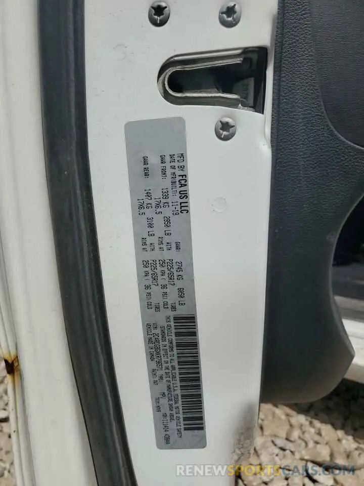 13 Photograph of a damaged car 2C4RDGBGXKR796571 DODGE CARAVAN 2019