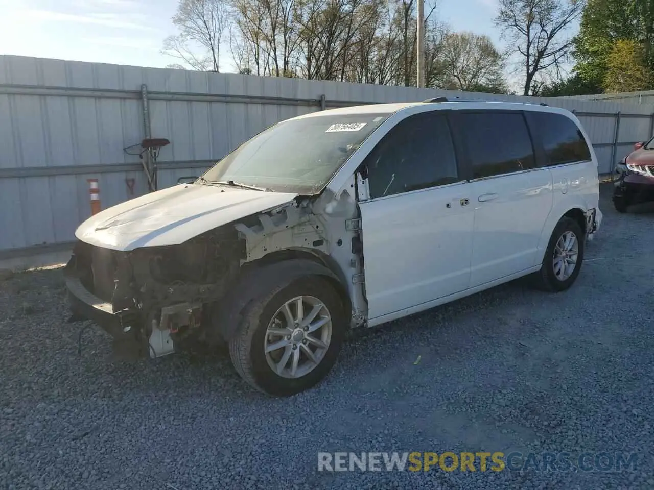 1 Photograph of a damaged car 2C4RDGCG0KR530068 DODGE CARAVAN 2019