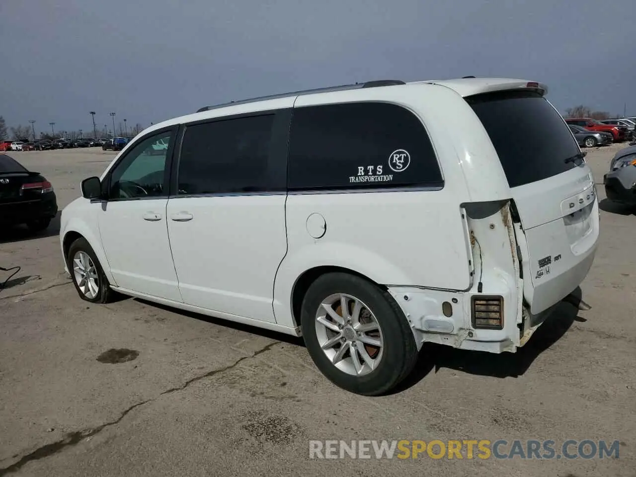 2 Photograph of a damaged car 2C4RDGCG0KR772049 DODGE CARAVAN 2019