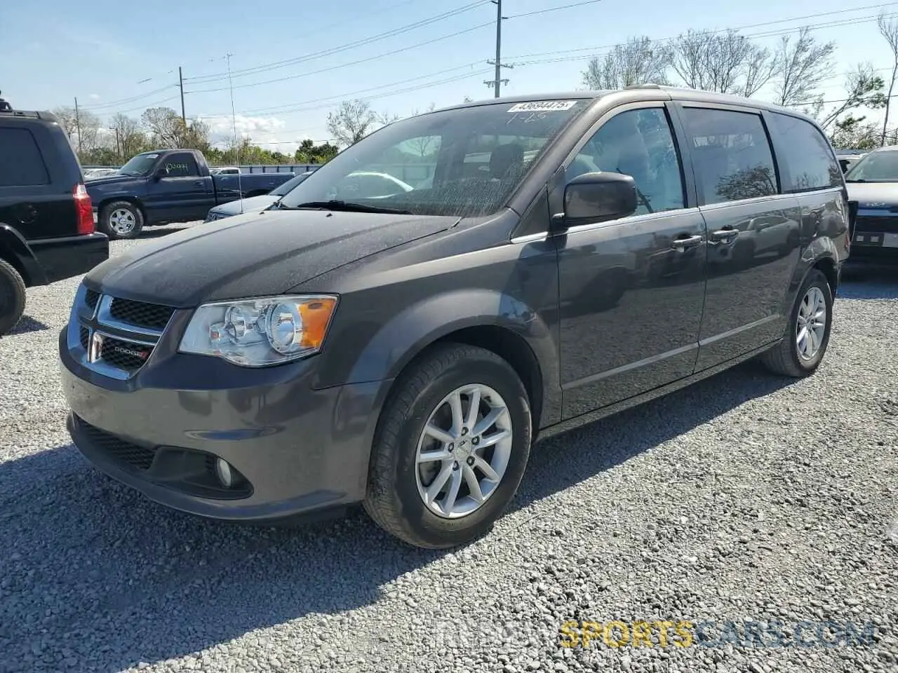 1 Photograph of a damaged car 2C4RDGCG0KR786808 DODGE CARAVAN 2019