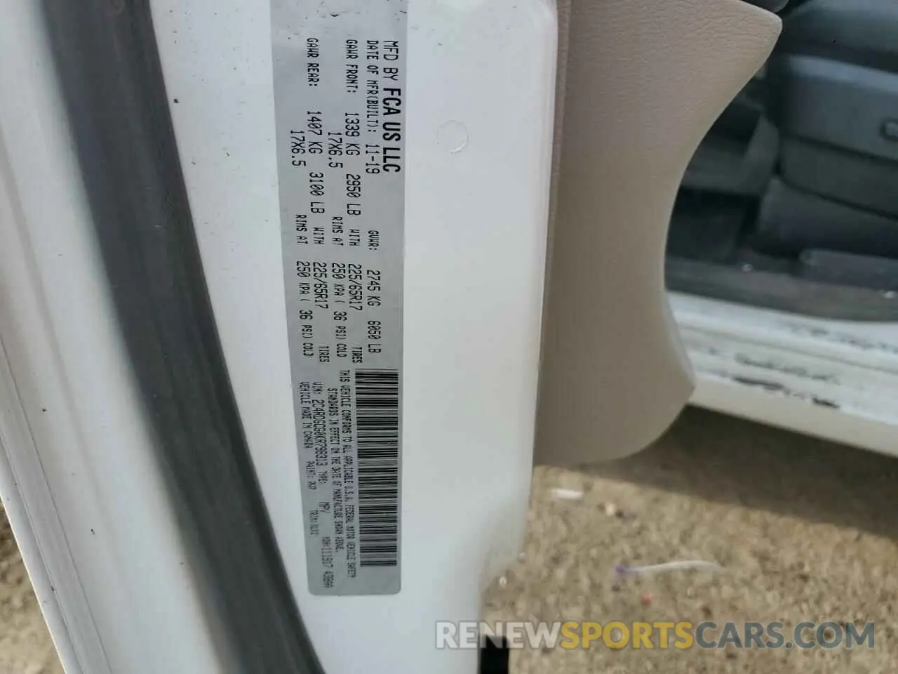 13 Photograph of a damaged car 2C4RDGCG0KR798313 DODGE CARAVAN 2019