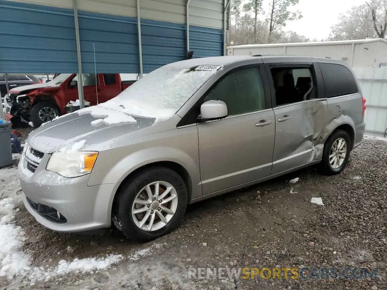 1 Photograph of a damaged car 2C4RDGCG1KR595981 DODGE CARAVAN 2019