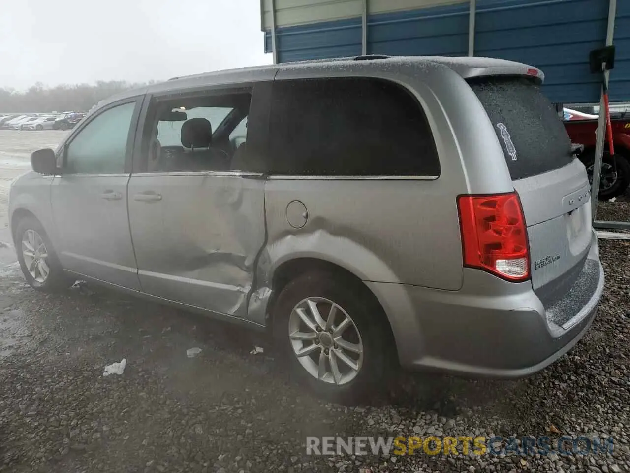2 Photograph of a damaged car 2C4RDGCG1KR595981 DODGE CARAVAN 2019