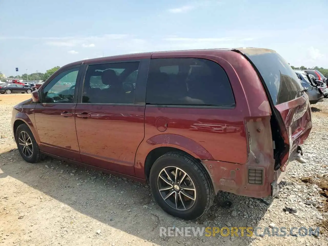 2 Photograph of a damaged car 2C4RDGCG1KR617414 DODGE CARAVAN 2019