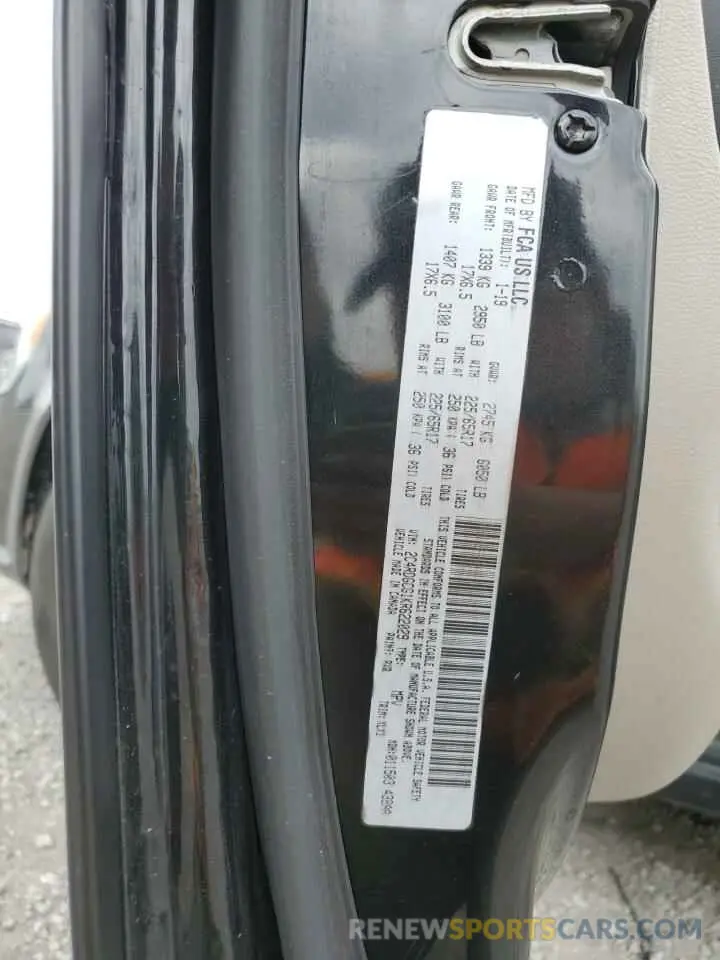 13 Photograph of a damaged car 2C4RDGCG1KR622029 DODGE CARAVAN 2019