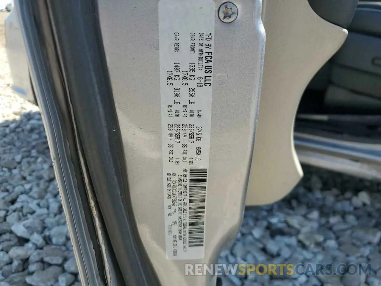 13 Photograph of a damaged car 2C4RDGCG1KR736340 DODGE CARAVAN 2019