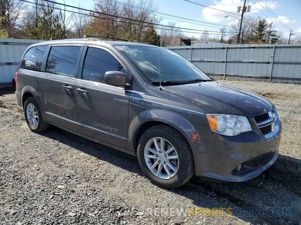 4 Photograph of a damaged car 2C4RDGCG1KR737035 DODGE CARAVAN 2019