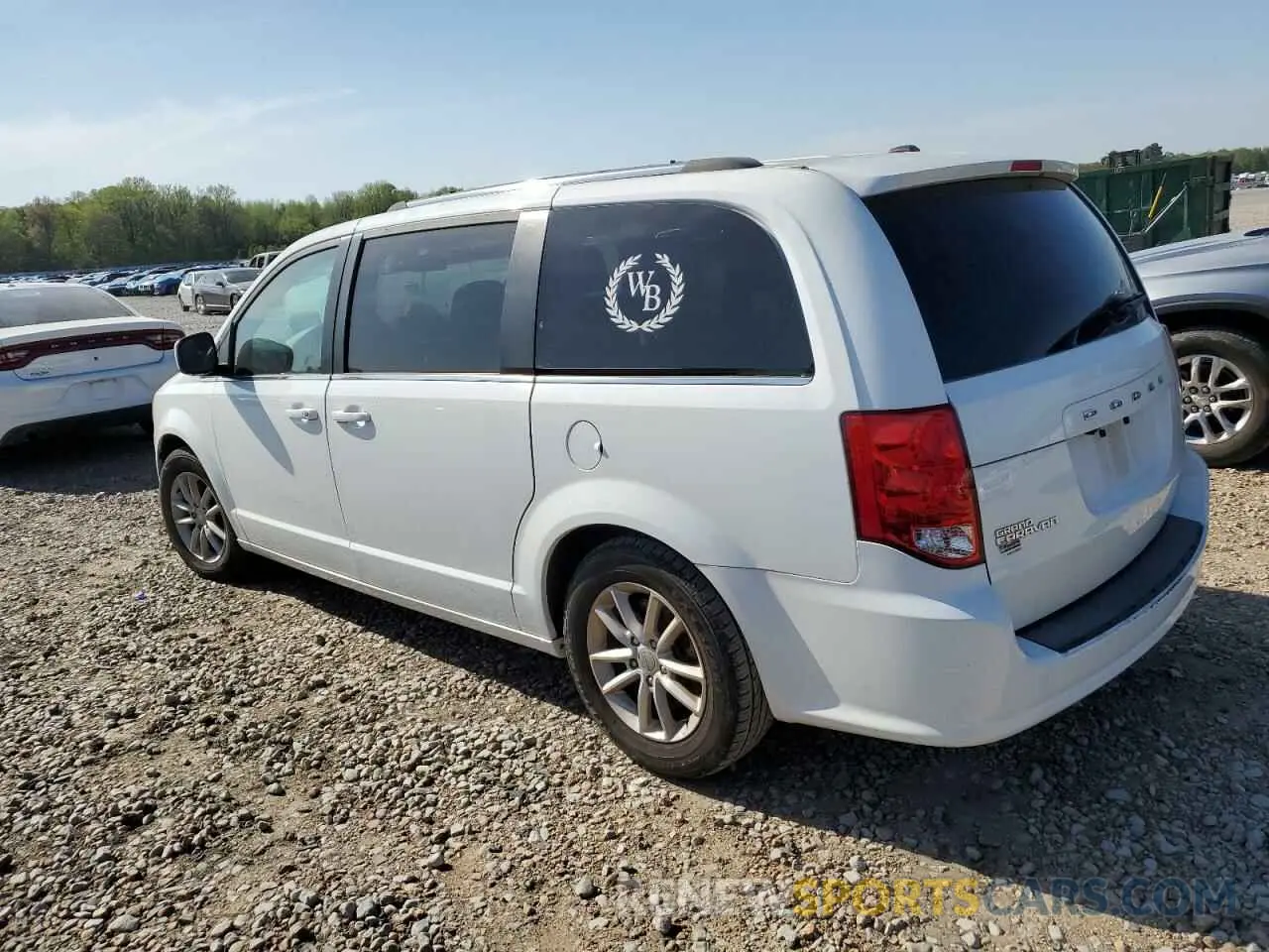 2 Photograph of a damaged car 2C4RDGCG1KR752652 DODGE CARAVAN 2019