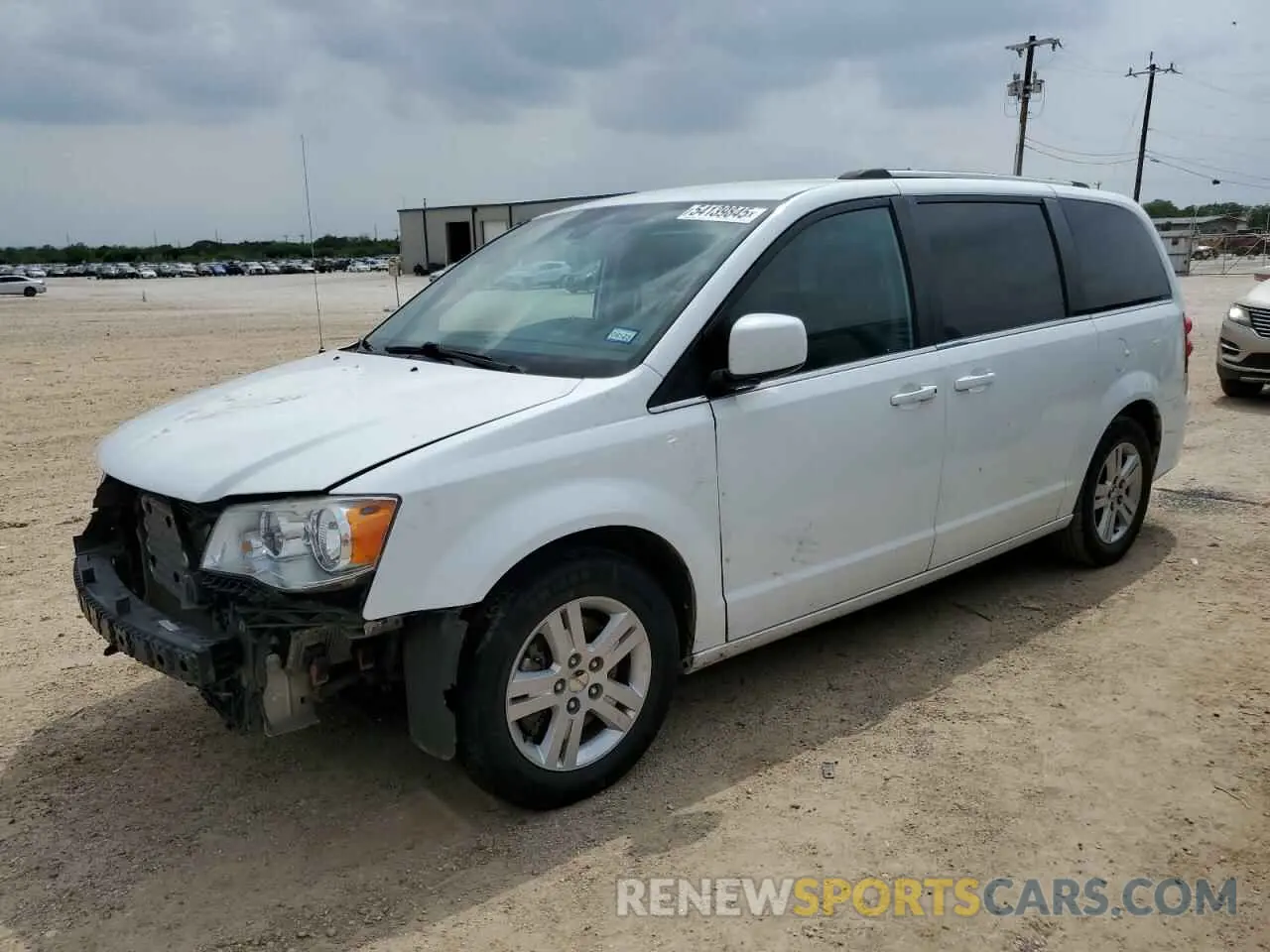 1 Photograph of a damaged car 2C4RDGCG1KR774425 DODGE CARAVAN 2019