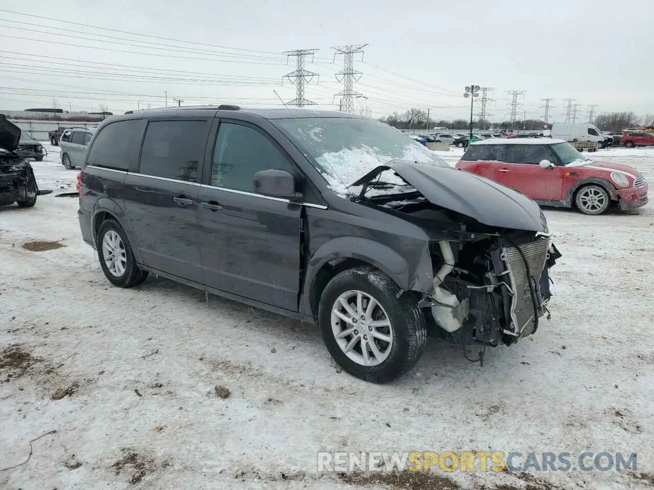 4 Photograph of a damaged car 2C4RDGCG2KR580583 DODGE CARAVAN 2019