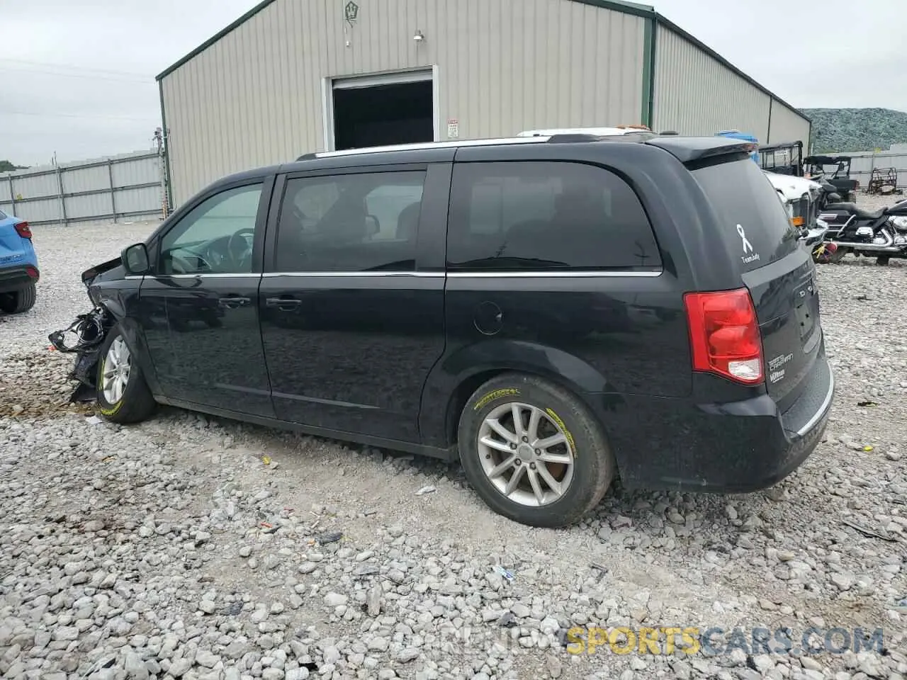 2 Photograph of a damaged car 2C4RDGCG2KR612108 DODGE CARAVAN 2019