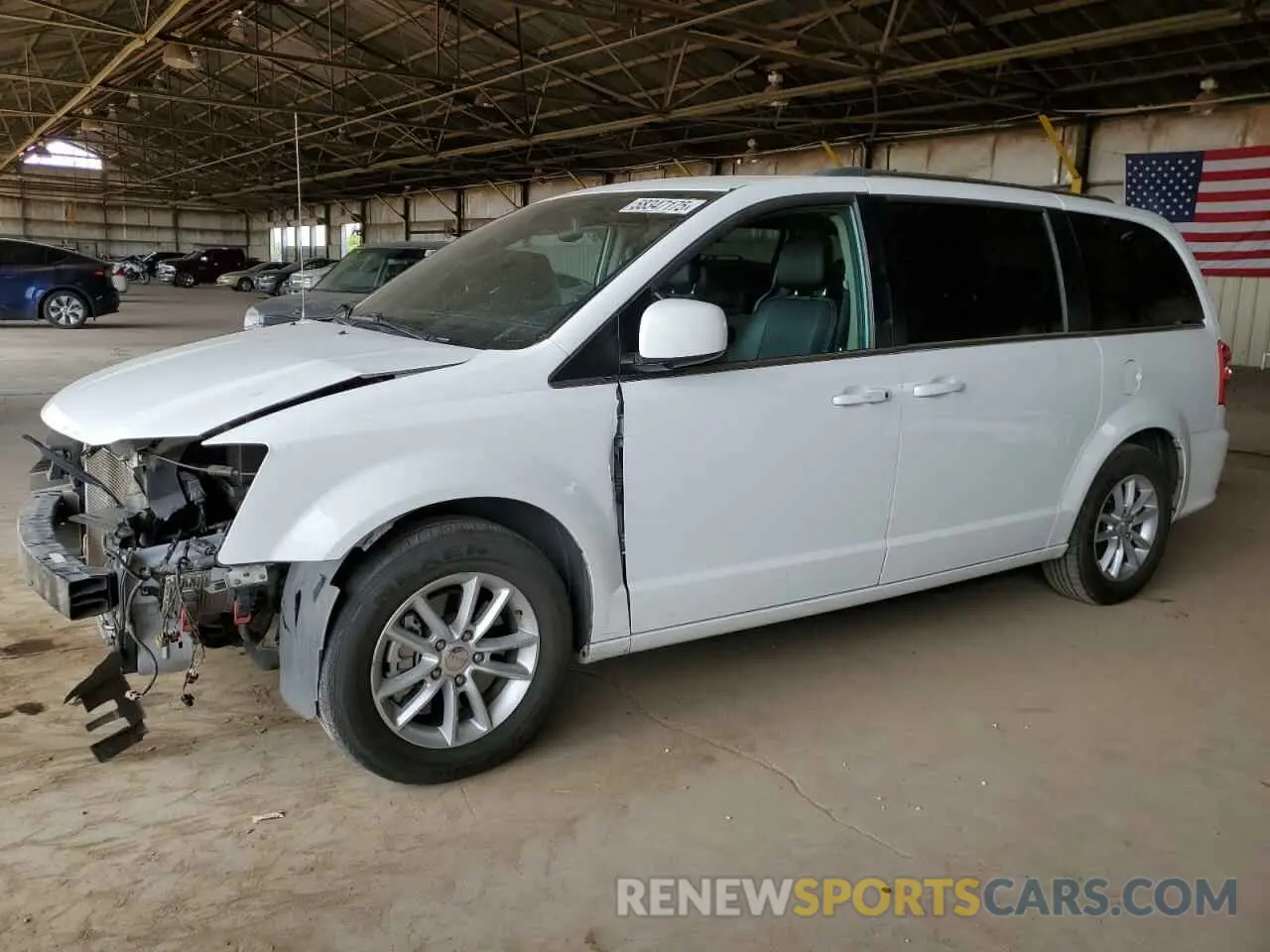 1 Photograph of a damaged car 2C4RDGCG2KR713150 DODGE CARAVAN 2019