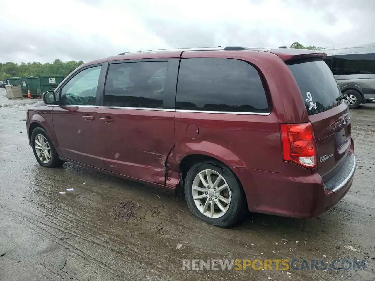 2 Photograph of a damaged car 2C4RDGCG2KR758914 DODGE CARAVAN 2019