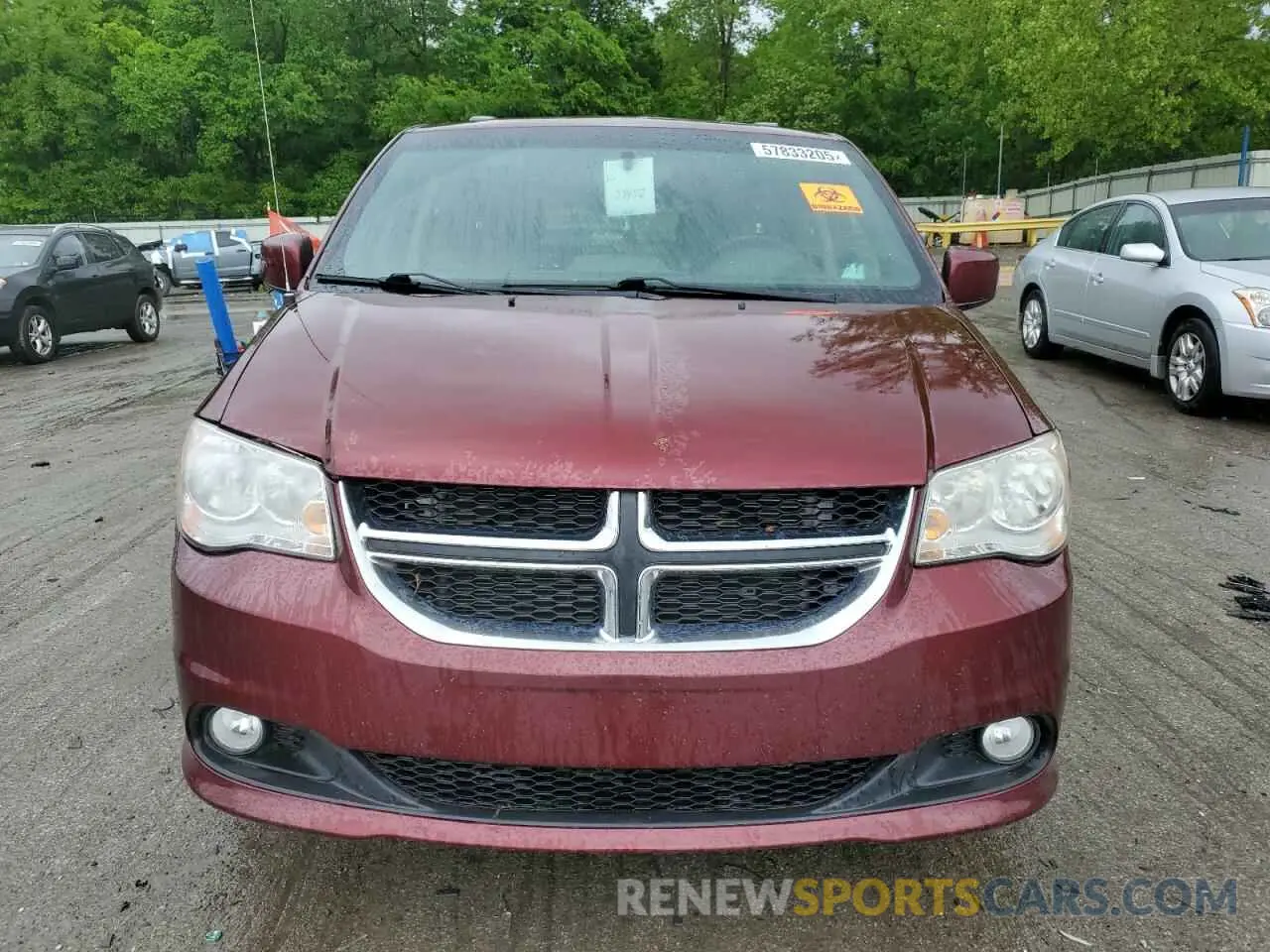 5 Photograph of a damaged car 2C4RDGCG2KR758914 DODGE CARAVAN 2019