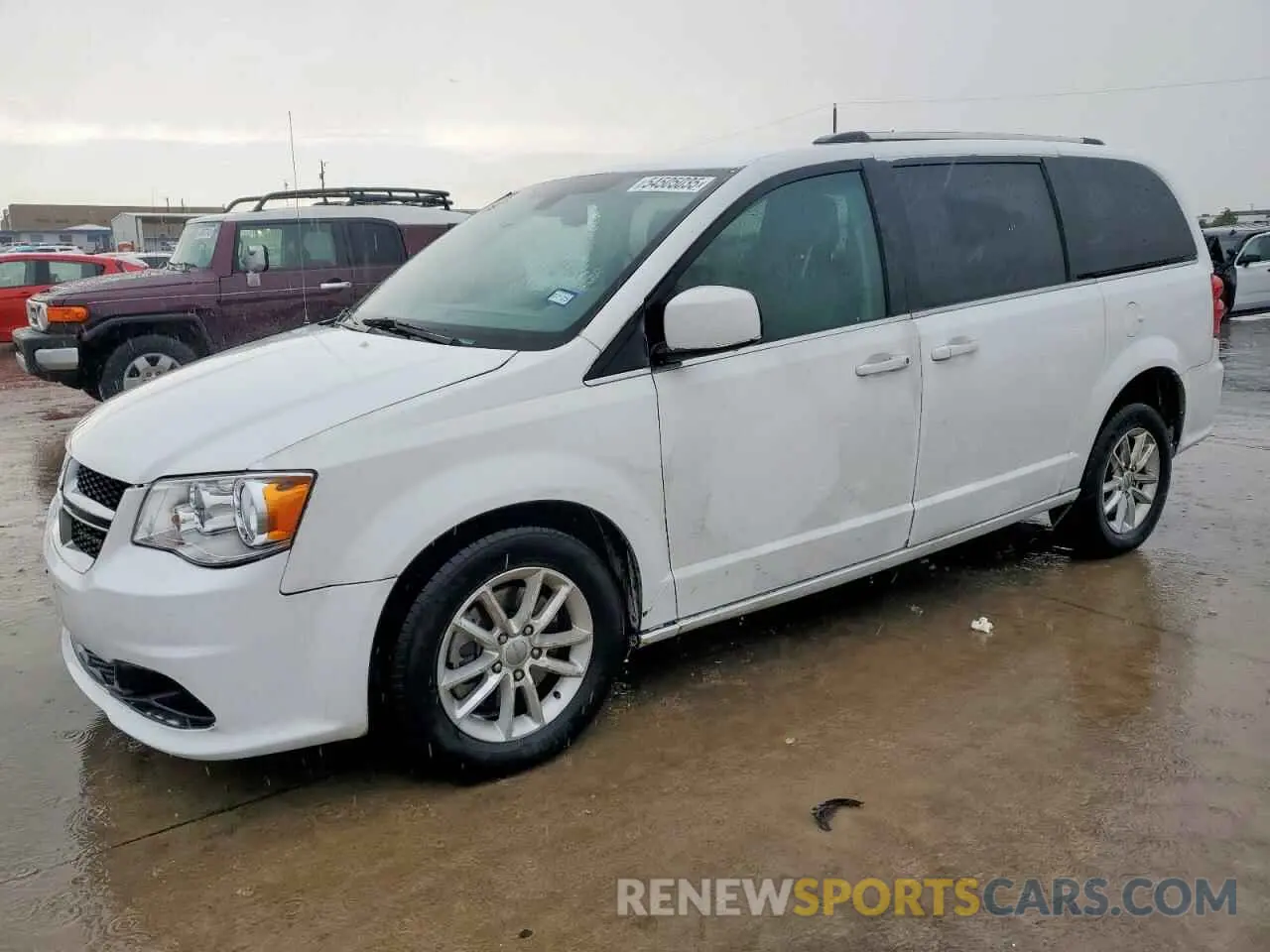 1 Photograph of a damaged car 2C4RDGCG3KR519100 DODGE CARAVAN 2019