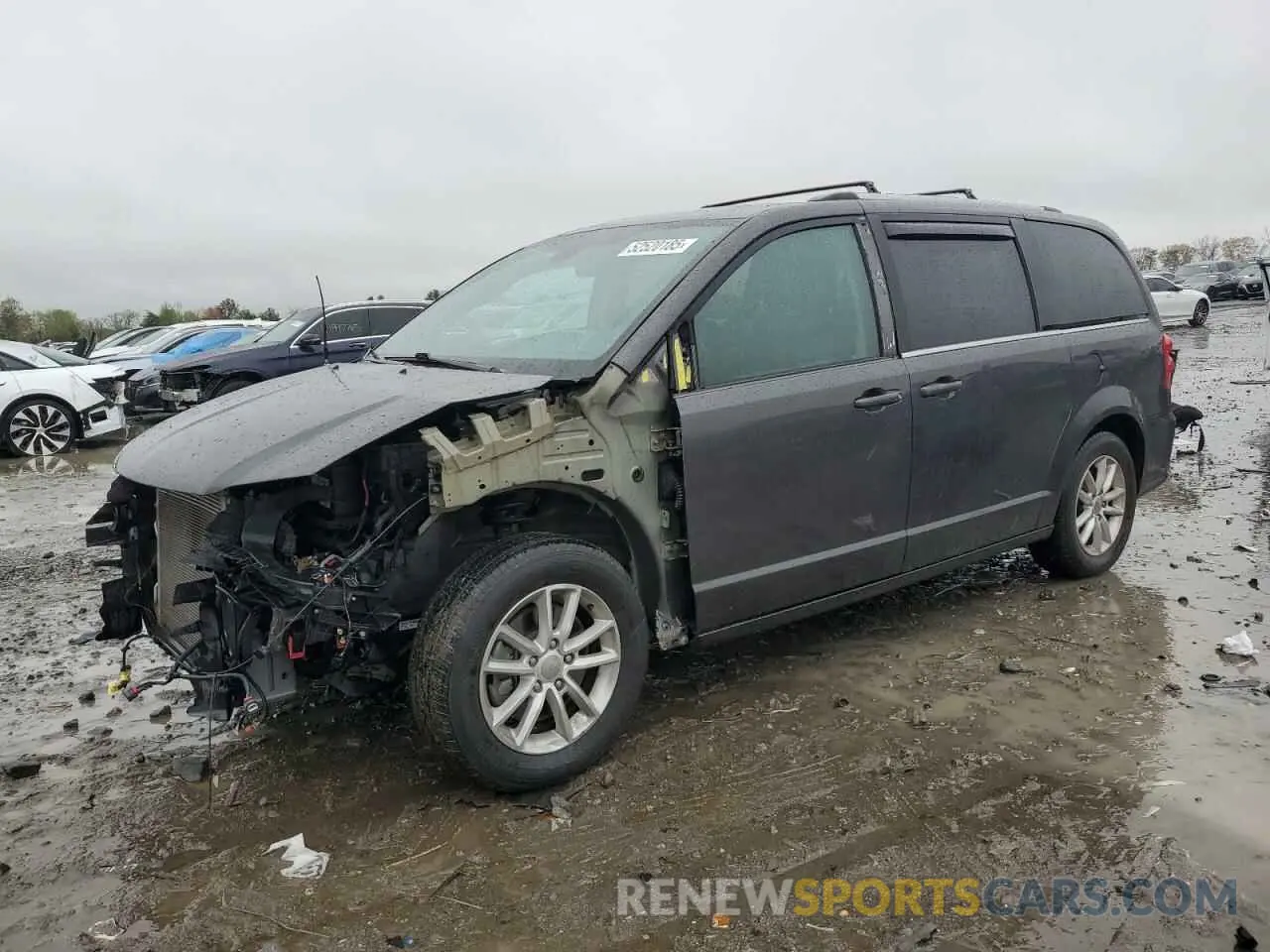 1 Photograph of a damaged car 2C4RDGCG3KR679543 DODGE CARAVAN 2019