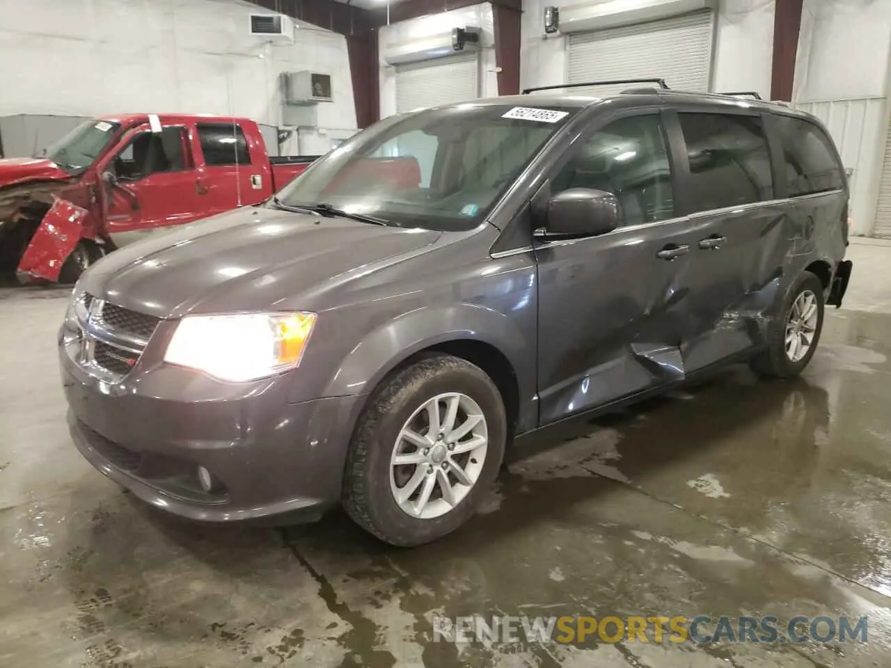 1 Photograph of a damaged car 2C4RDGCG3KR717529 DODGE CARAVAN 2019