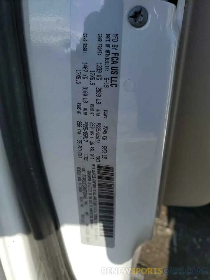 14 Photograph of a damaged car 2C4RDGCG3KR725405 DODGE CARAVAN 2019