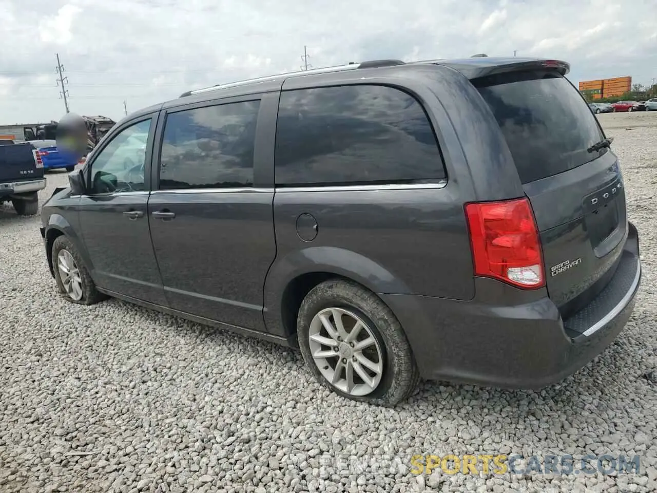 2 Photograph of a damaged car 2C4RDGCG3KR788150 DODGE CARAVAN 2019