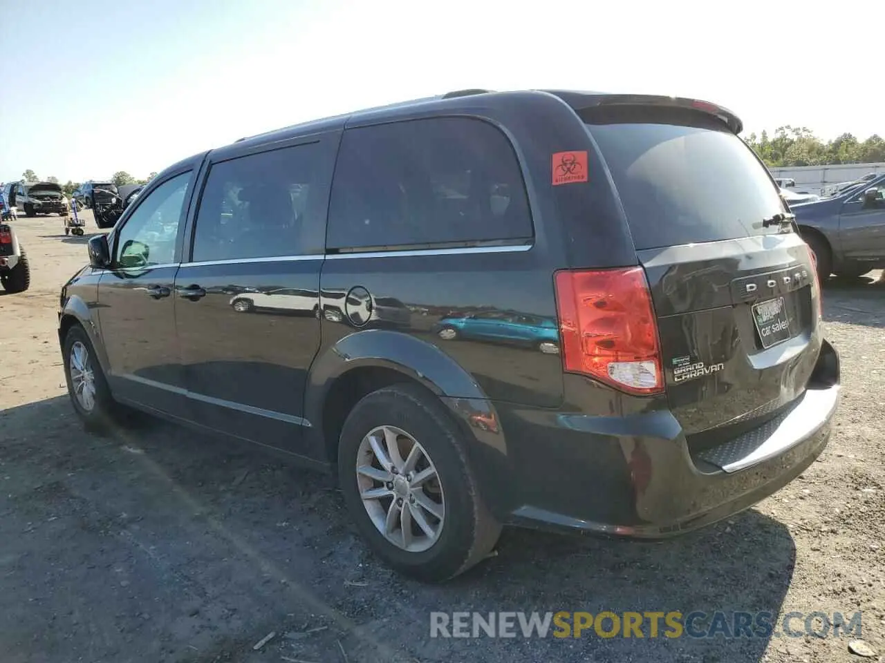 2 Photograph of a damaged car 2C4RDGCG4KR511278 DODGE CARAVAN 2019