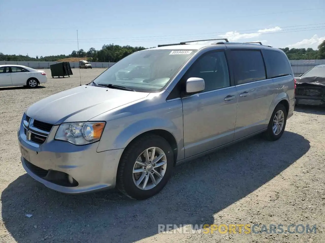1 Photograph of a damaged car 2C4RDGCG4KR517176 DODGE CARAVAN 2019