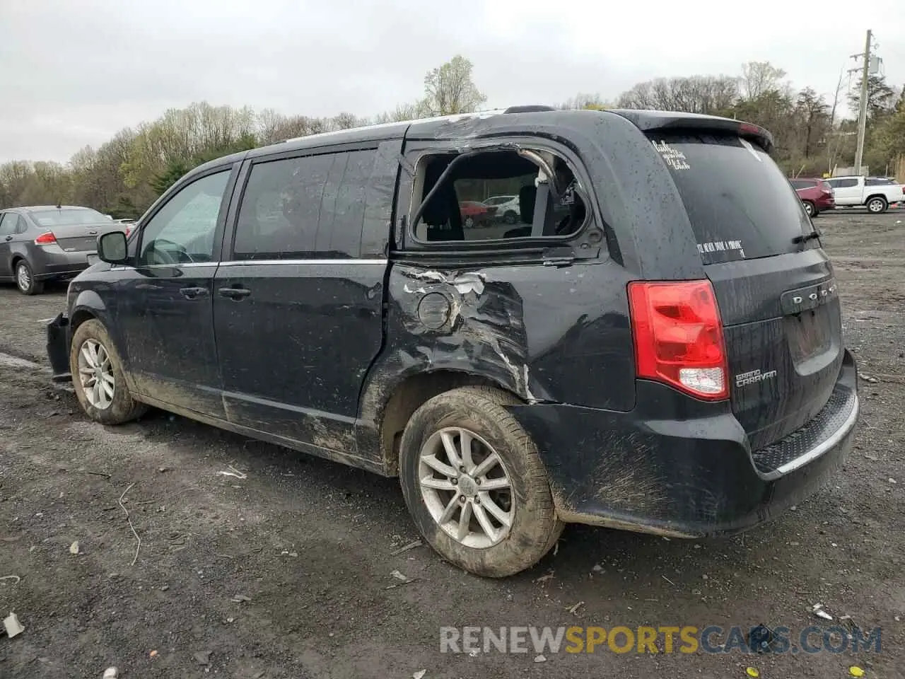 2 Photograph of a damaged car 2C4RDGCG4KR580424 DODGE CARAVAN 2019