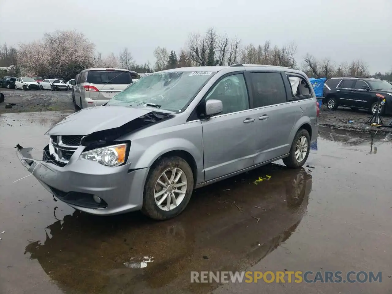 1 Photograph of a damaged car 2C4RDGCG4KR620338 DODGE CARAVAN 2019