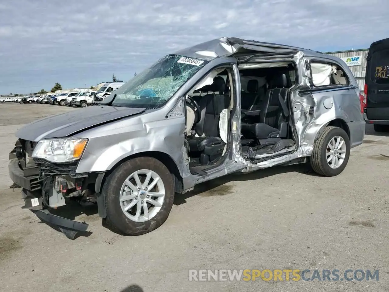 1 Photograph of a damaged car 2C4RDGCG5KR656426 DODGE CARAVAN 2019