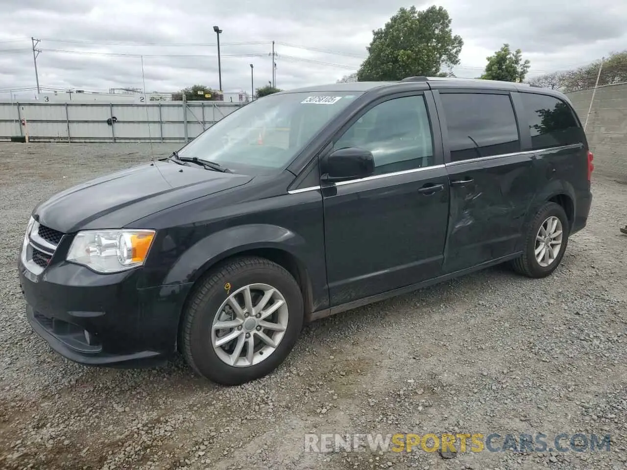 1 Photograph of a damaged car 2C4RDGCG5KR802467 DODGE CARAVAN 2019