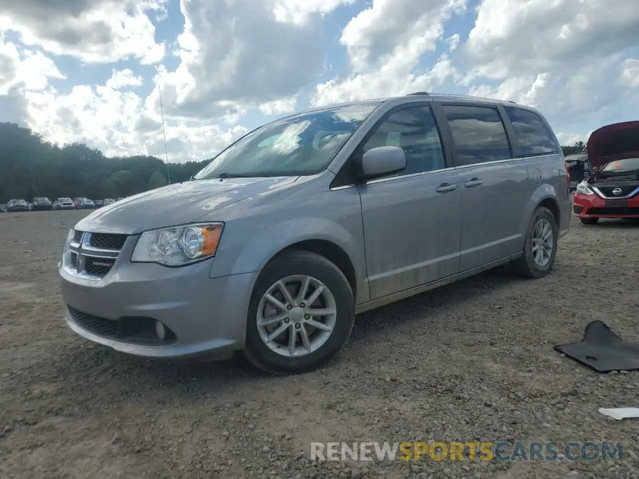 1 Photograph of a damaged car 2C4RDGCG6KR518314 DODGE CARAVAN 2019
