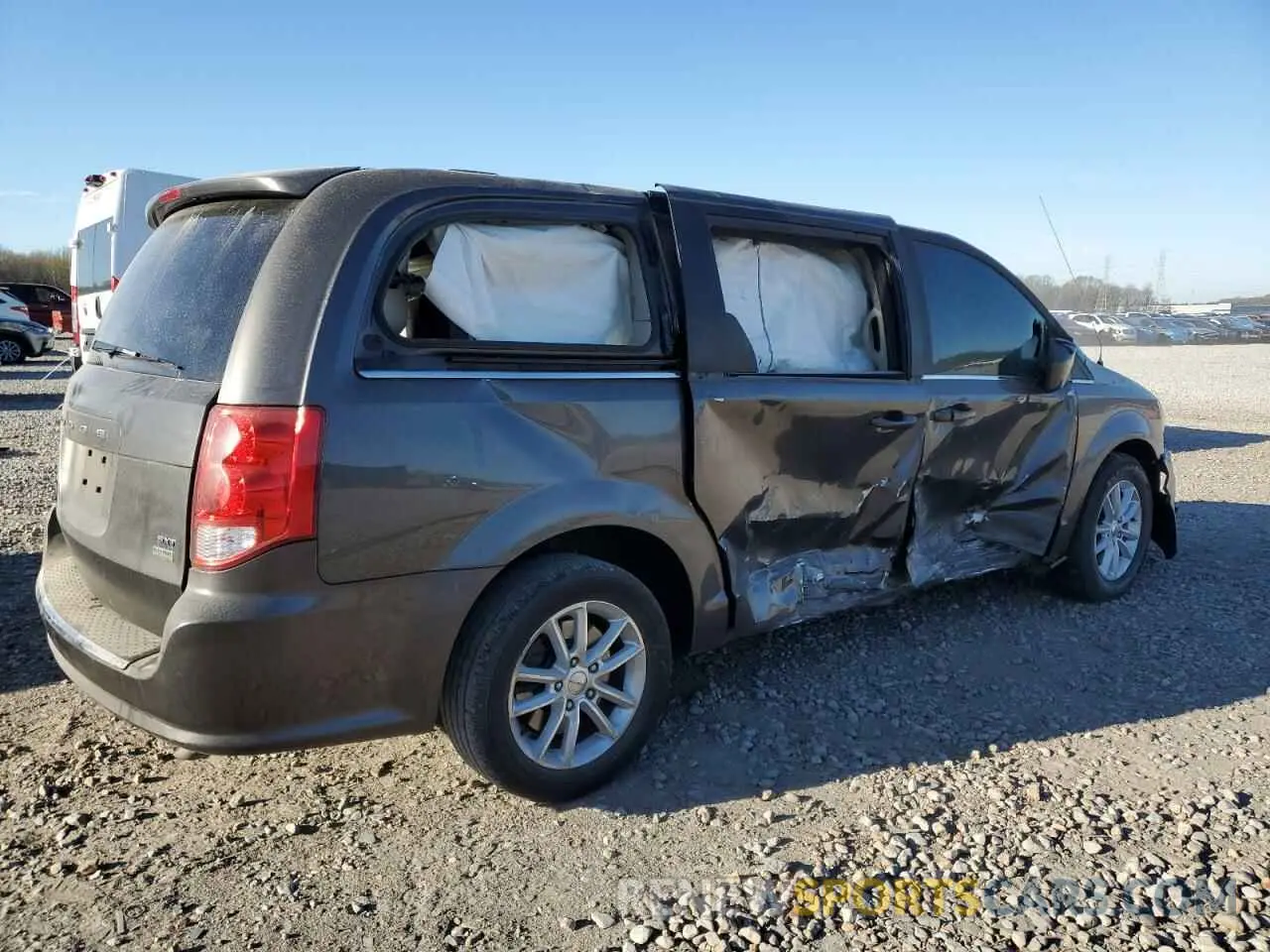 3 Photograph of a damaged car 2C4RDGCG6KR595927 DODGE CARAVAN 2019