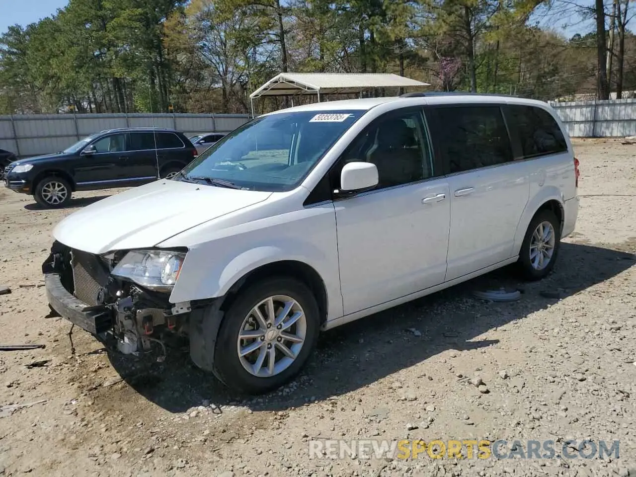 1 Photograph of a damaged car 2C4RDGCG6KR632460 DODGE CARAVAN 2019