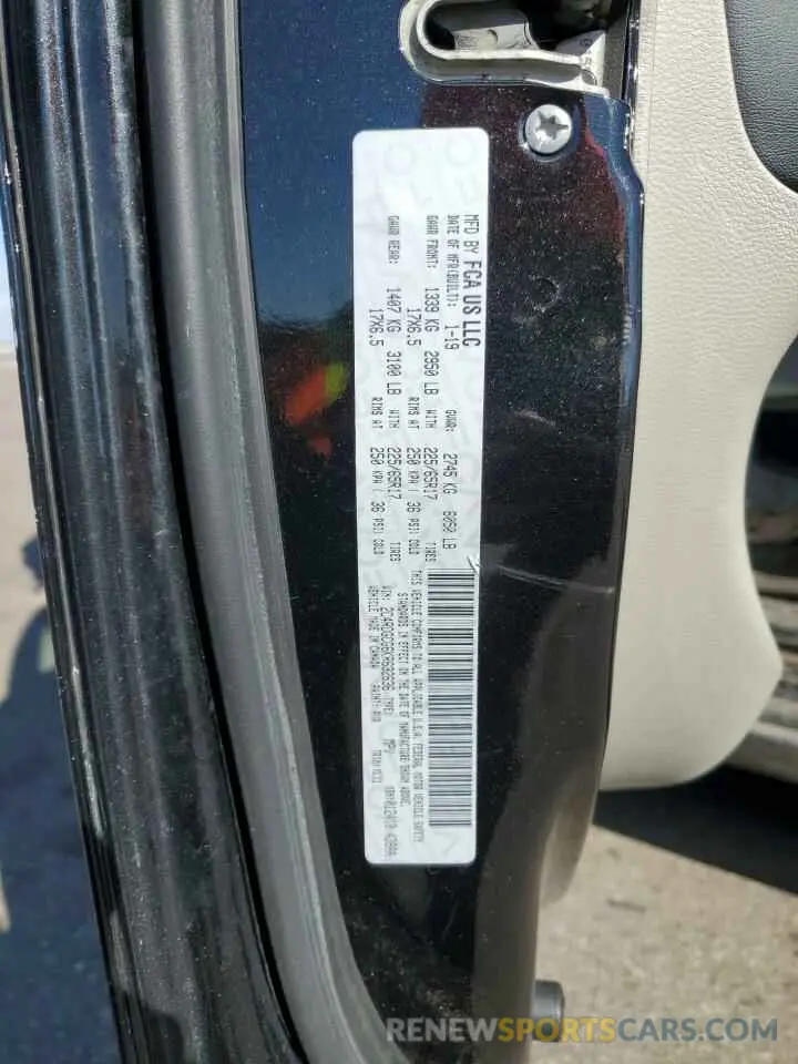 12 Photograph of a damaged car 2C4RDGCG6KR632636 DODGE CARAVAN 2019