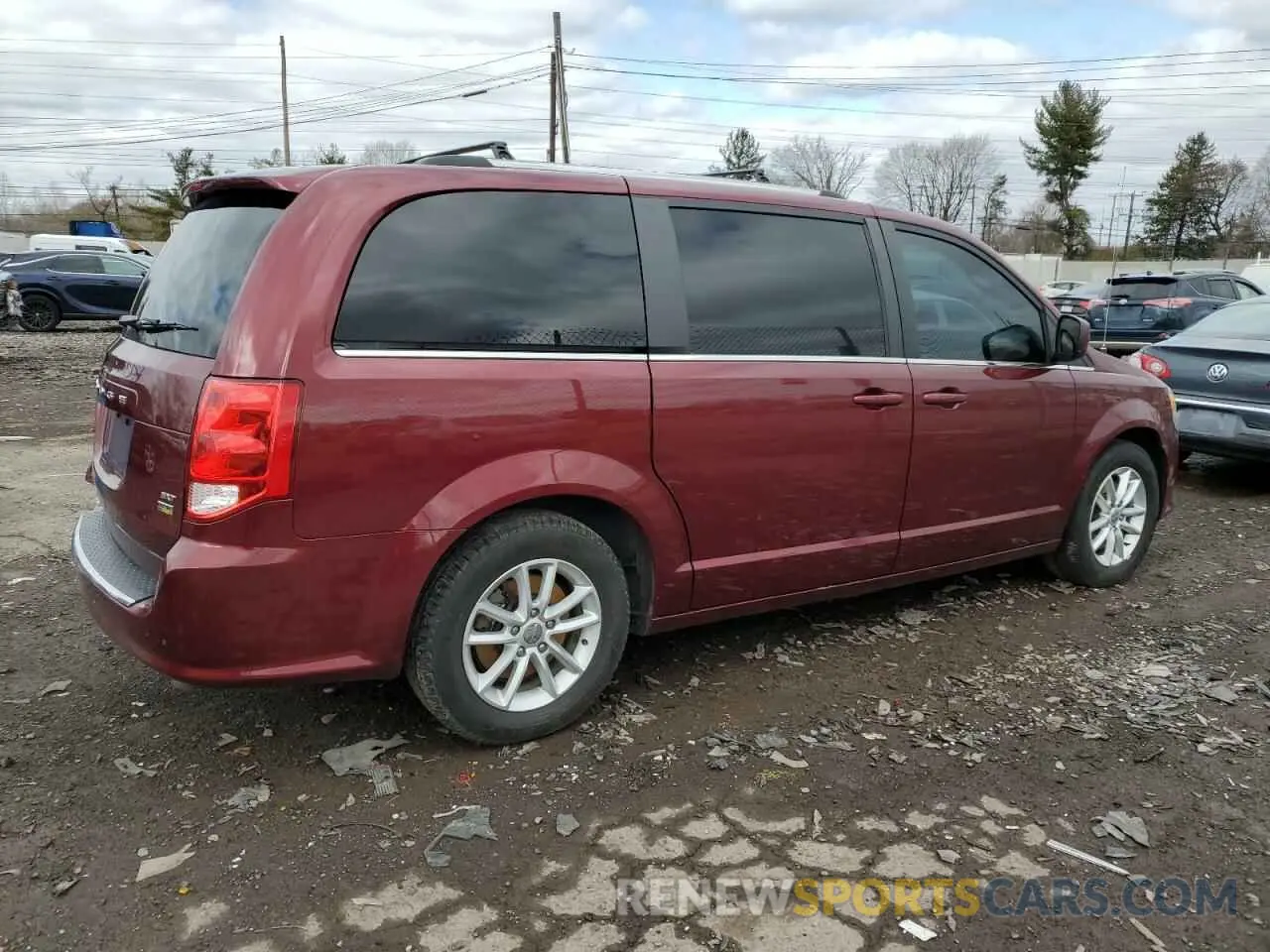 3 Photograph of a damaged car 2C4RDGCG6KR771648 DODGE CARAVAN 2019