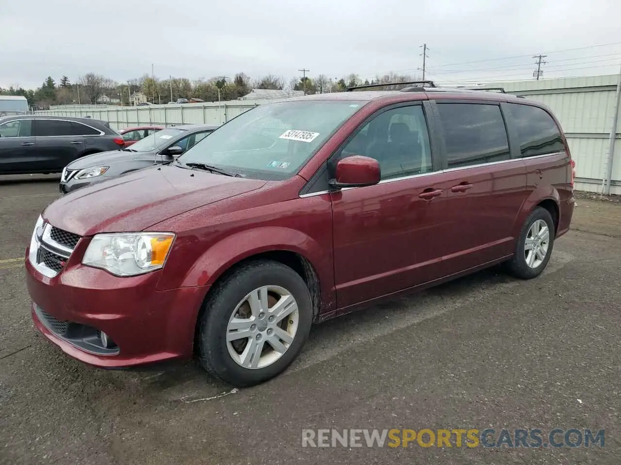 1 Photograph of a damaged car 2C4RDGCG6KR774386 DODGE CARAVAN 2019