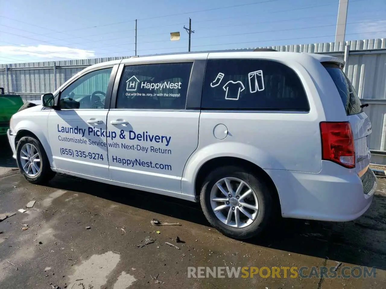2 Photograph of a damaged car 2C4RDGCG7KR611181 DODGE CARAVAN 2019