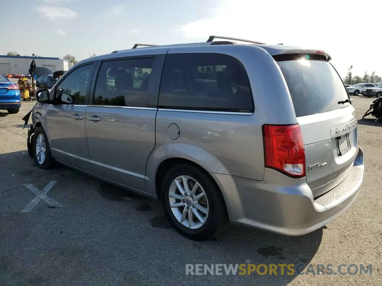 2 Photograph of a damaged car 2C4RDGCG7KR642995 DODGE CARAVAN 2019